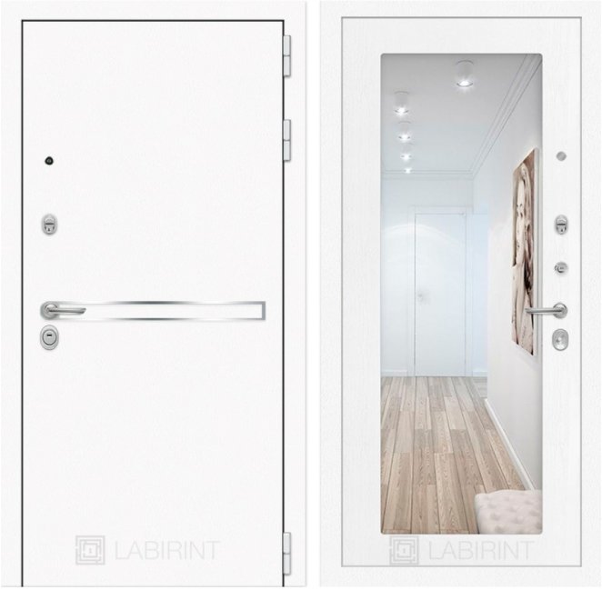 Дверь Лайн WHITE DIS006239