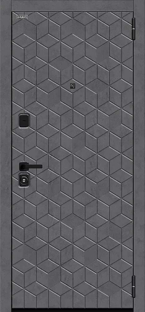 Дверь Кьюб RBE Slate Art/Snow Art BR5141