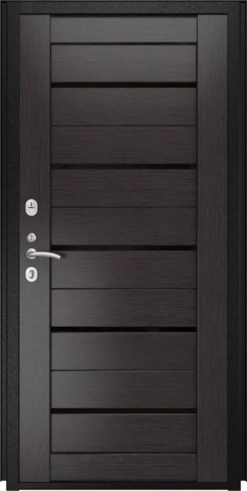 Товар Дверь ДвериПРО Аура СБ-1 (лак.черное, 16мм, венге) DPRO195828